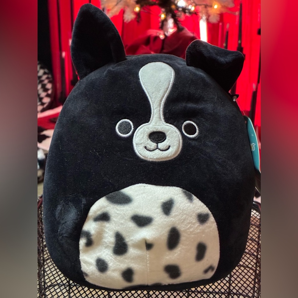 Squishmallows Black and White Stuffed Animal